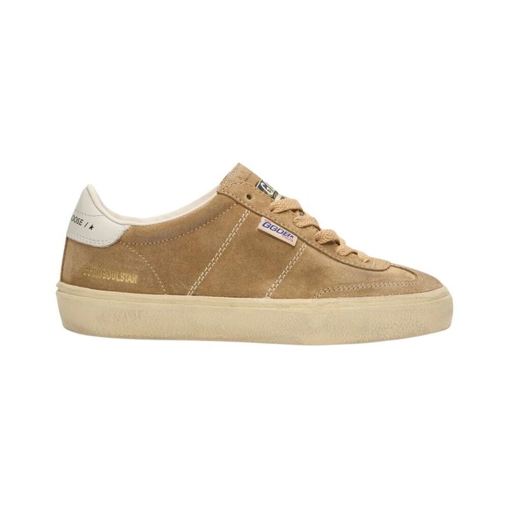 Golden Goose Soul-Star Leather Sneaker, Brown